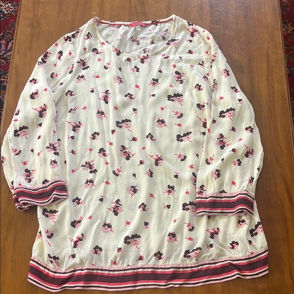 Joules Tops - Joules Cream Floral Blouse